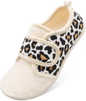 L-RUN Barefoot Womens & Men Soft House Slippers - Lightweight Indoor & Outdoor Slippers - Adjustable Home Shoes