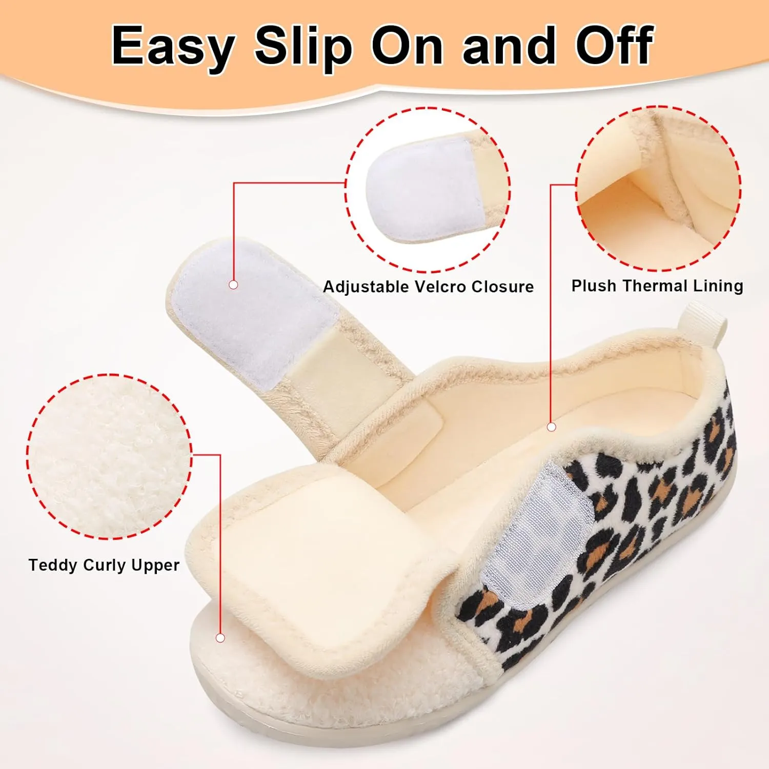L-RUN Barefoot Womens & Men Soft House Slippers - Lightweight Indoor & Outdoor Slippers - Adjustable Home Shoes