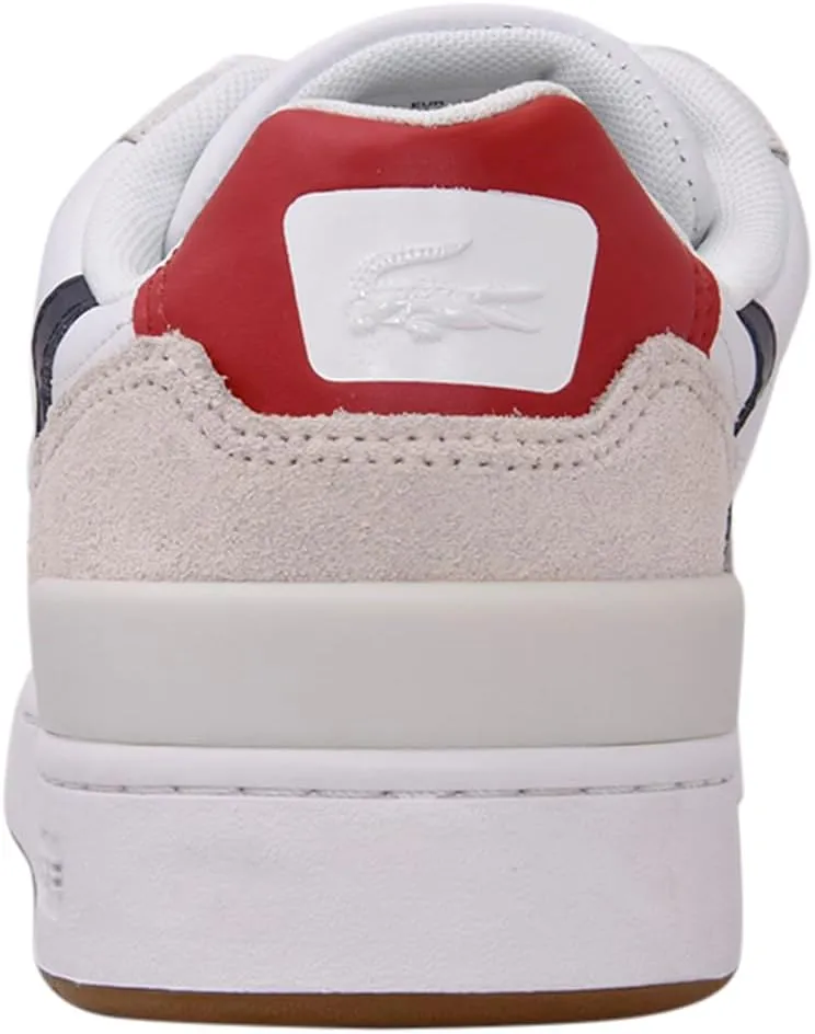 Lacoste Men's T Clip Multicolor Leather & Suede Sneaker