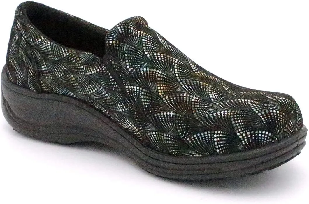 Laforst Joana Leather Nonslip Waitress Server Slip On Fashion Clog
