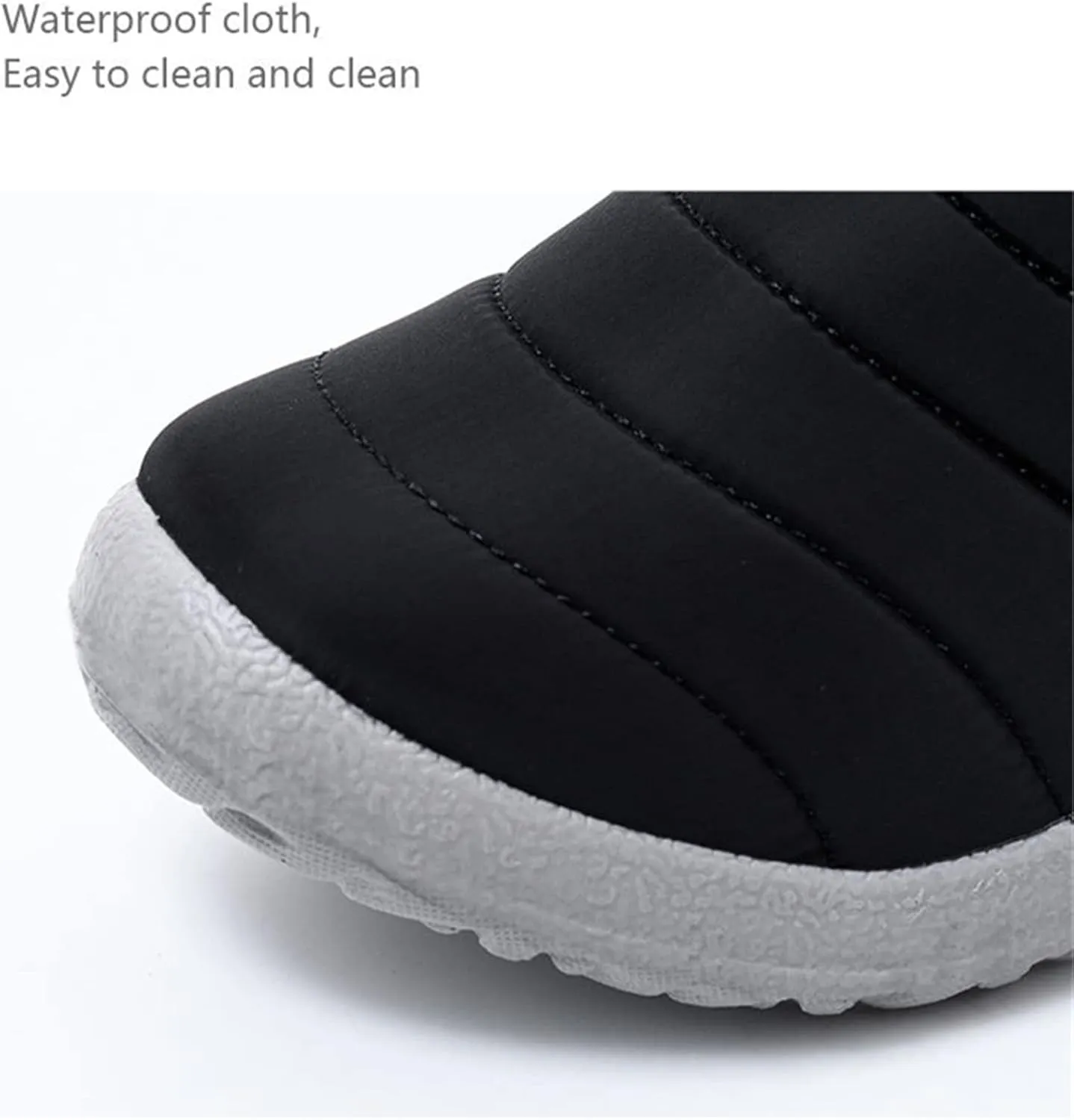 Lausiuoe Snow Boots For Women Waterproof Insulated Wide Width Warm Ankle Booties Slip On Outdoor Fur Lined Winter Shoes