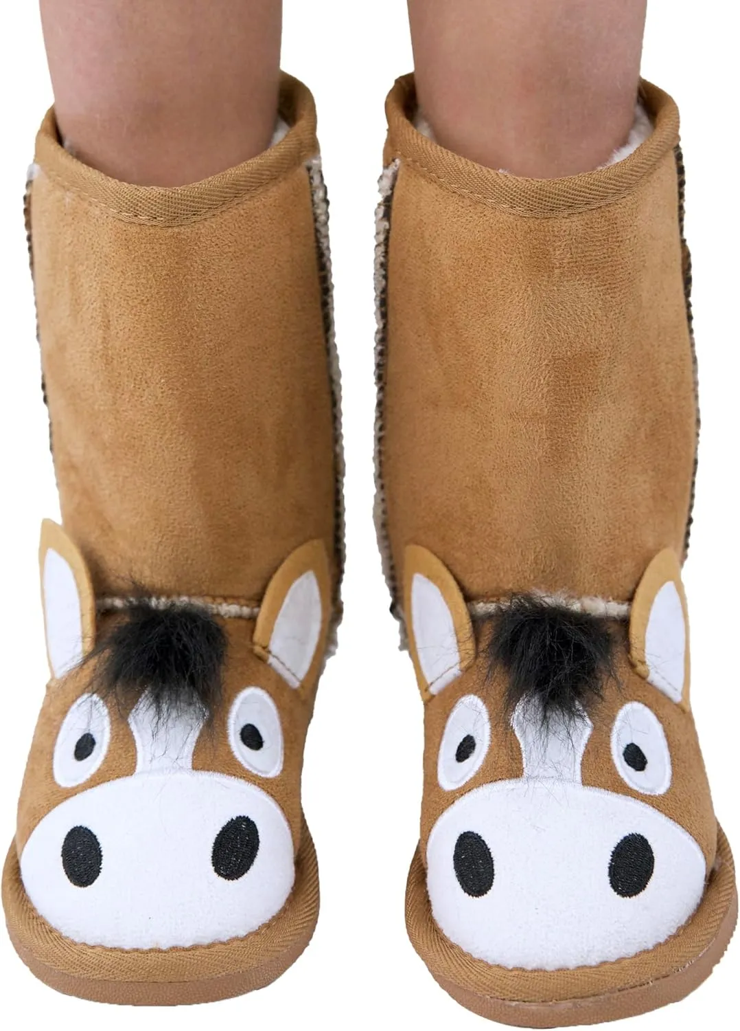 Lazy One Animal Slipper Boots for Kids, Cozy Children's Slippers