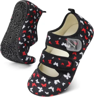 LeIsfIt Womens Slippers Adjustable Diabetic Slippers Wide Soft Arthritis Edema House Shoes Warm Fuzzy Slipper Socks with Rubber Sole
