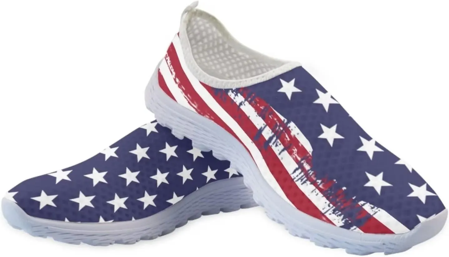 Lightweight Indoor Outdoor Water Shoes for Men Women Air Mesh Casual Aqua Shoes Barefoot Slip-On Shoes