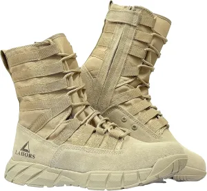Lightweight Military Tactical Combat Boots Men Outdoor Hiking Desert Army Boots Breathable Male Jungle Shoes Man Side Zipper