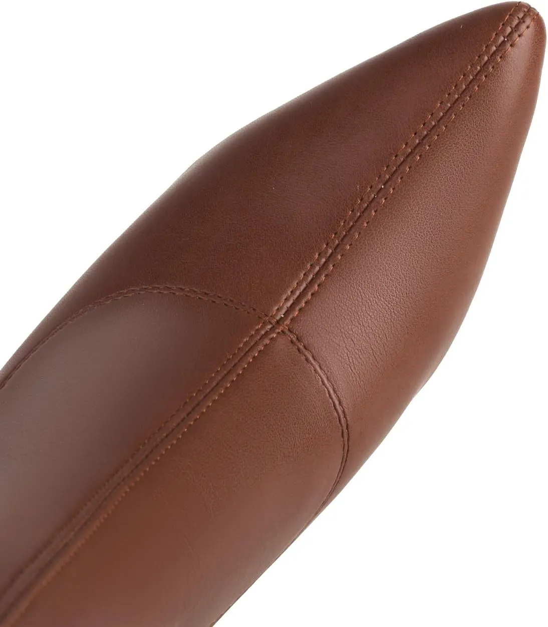 LISYIIZ Women's BS260 Manmade Chukka Boots Mid Calf Pigskin Leather High Block Mid Calf Boots