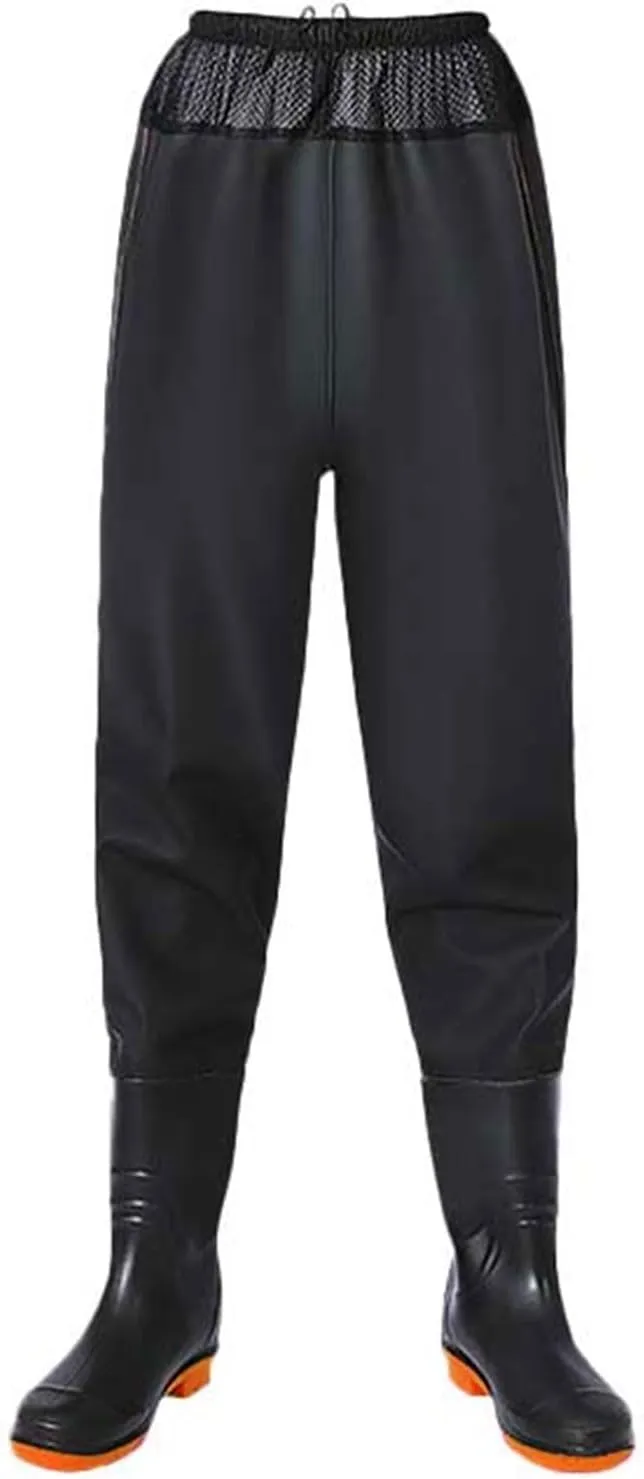 Litetao Chest Waders for Men Stocking Foot Workout Jumpsuits Durable Fishing Bootfoot Hip Wader for Hunting Fishing Outdoors