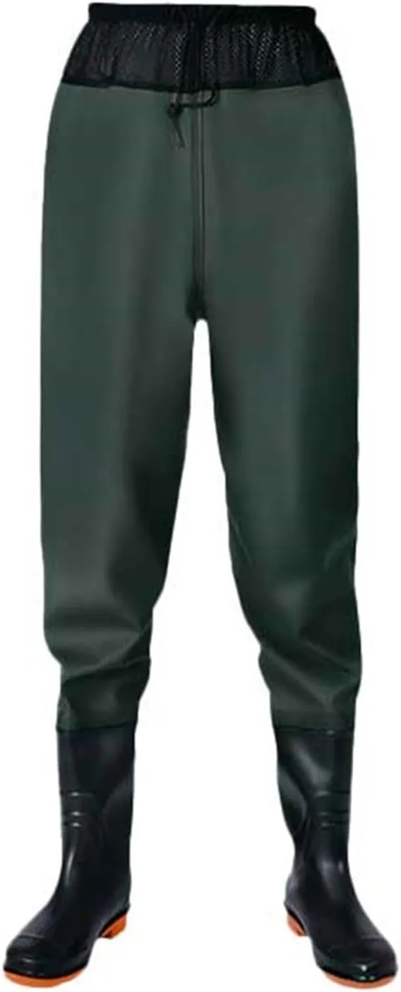 Litetao Chest Waders for Men Stocking Foot Workout Jumpsuits Durable Fishing Bootfoot Hip Wader for Hunting Fishing Outdoors