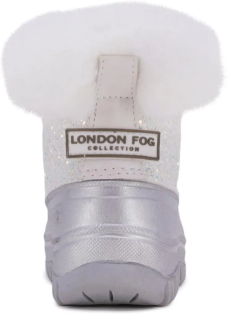 LONDON FOG Girls Toddler Tadley Cold Weather Warm Lined Snow Boot Fashion Snow Boots For Girls