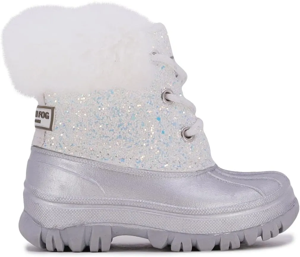 LONDON FOG Girls Toddler Tadley Cold Weather Warm Lined Snow Boot Fashion Snow Boots For Girls