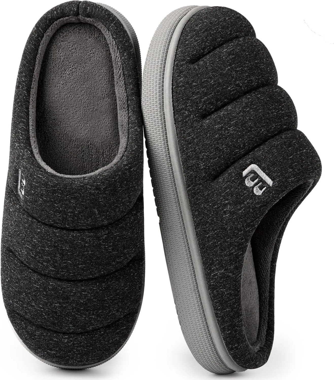 LongBay Women's House Slippers Ultra-Soft Memory Foam Bedroom Shoes Slip On Clogs for Indoor Outdoor