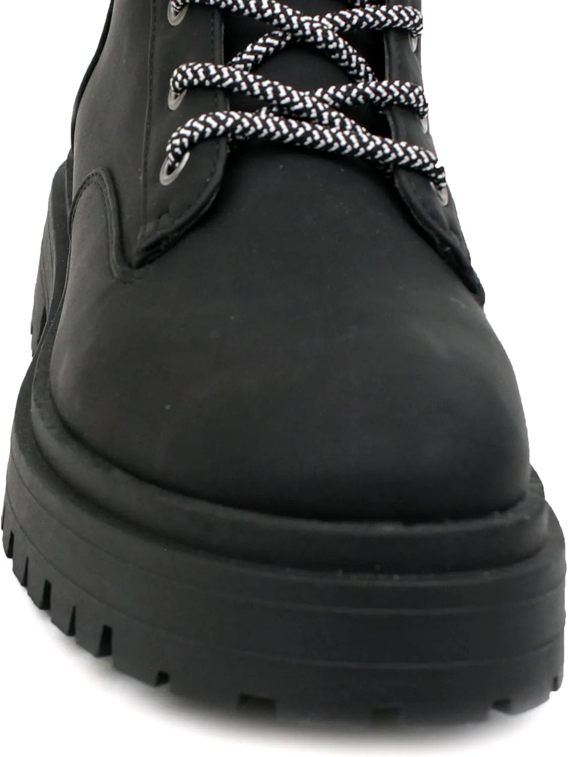 Luckers Women’s Lace Up Side Zipper Platform Boots