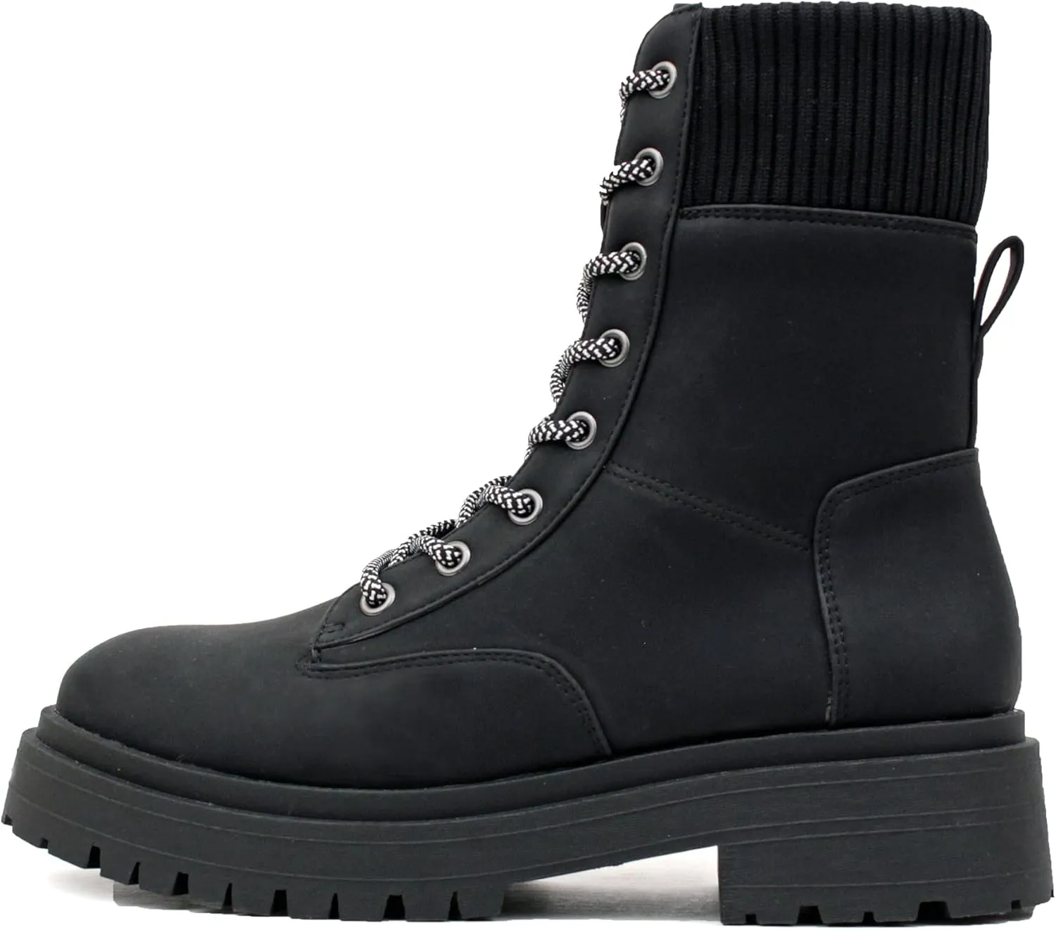 Luckers Women’s Lace Up Side Zipper Platform Boots