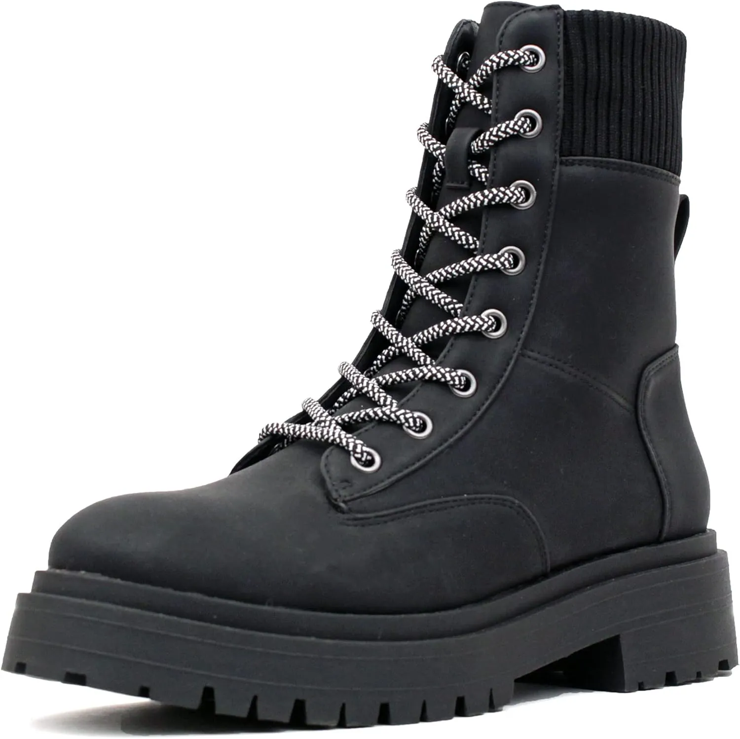 Luckers Women’s Lace Up Side Zipper Platform Boots