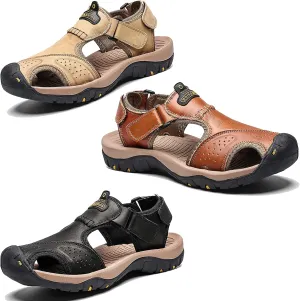 Men's Closed Toe Walking Sandals Athletic Sports Sandals Summer Outdoor Beach Water Shoes