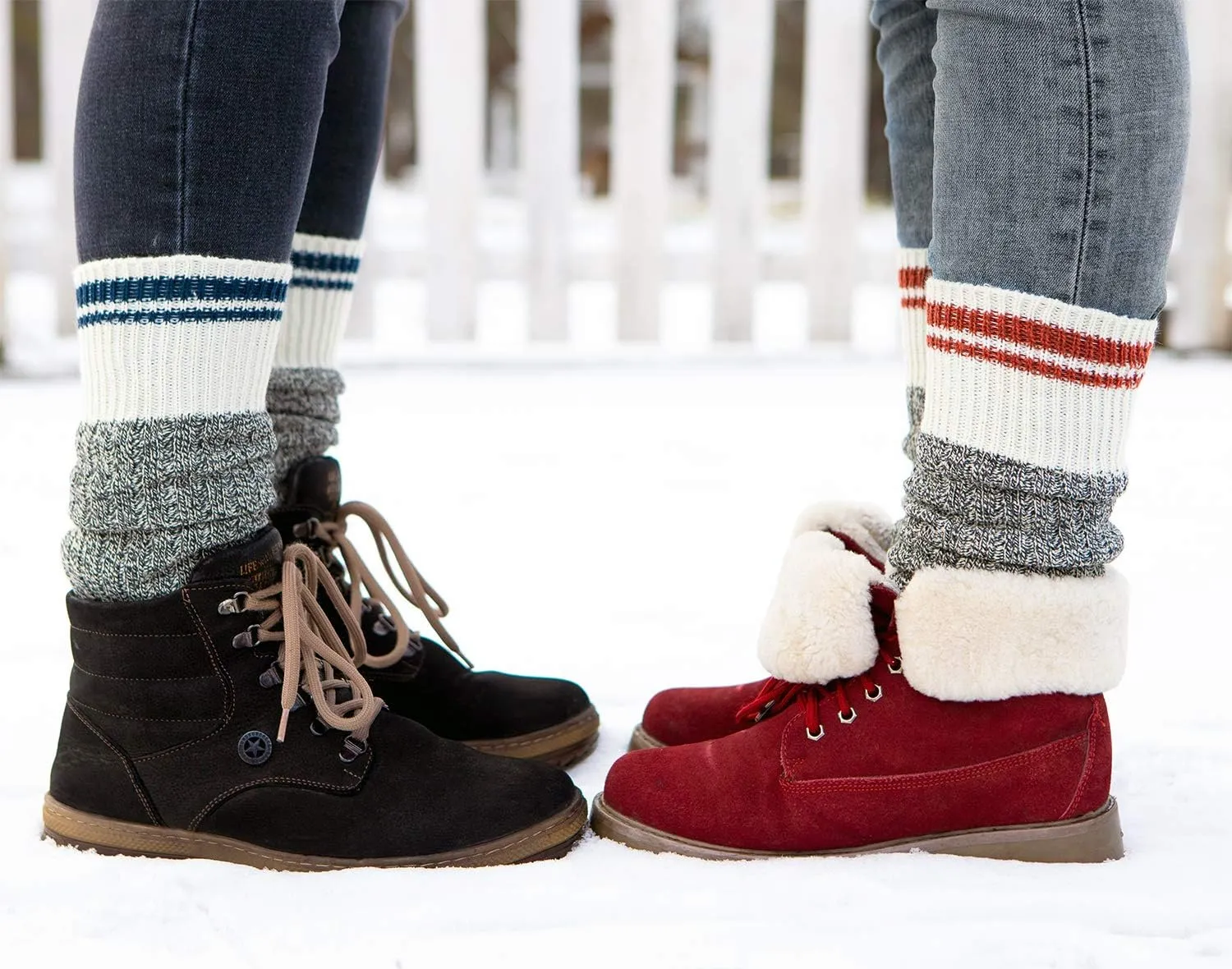 Men’s Cozy Cabin Wool Crew Socks