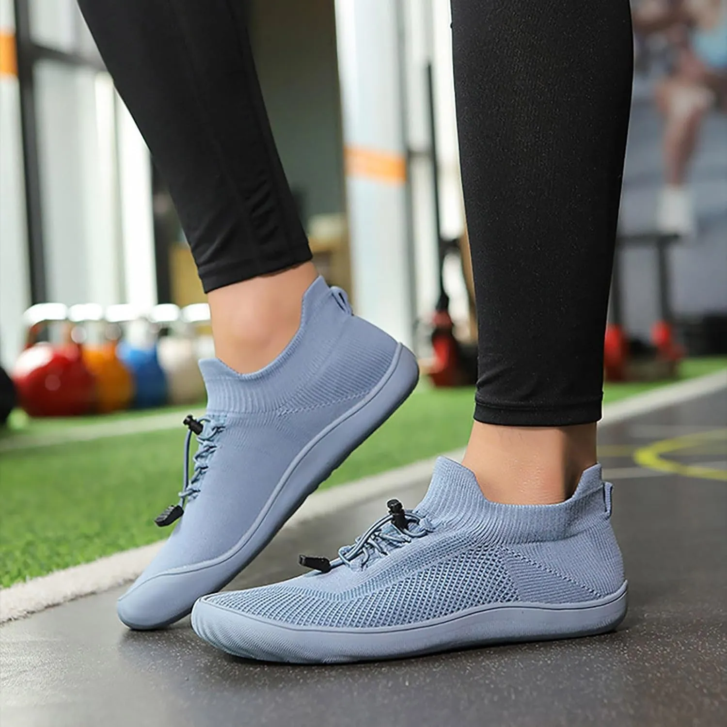Mens Dress Shoes Casual Oxfords Shoes Knit Lightweight Tennis Shoes Men Comfortable Business Casual Shoes Platform Sneakers Black Tennis Shoe Loafers Casual Slip On