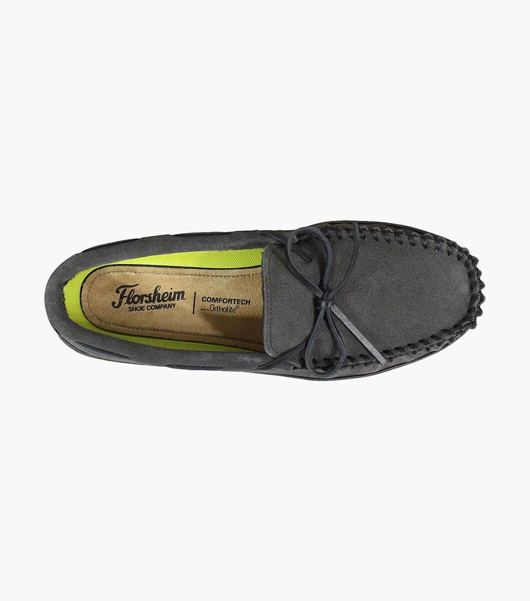 Men's Florsheim Cozy Tie Slip - Gray Suede