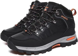 Men's Hiking Shoes, High Top, Outdoor, Camping, Open Air, Mountain Climbing, Hiking (Color : Black, Size : 10.5)