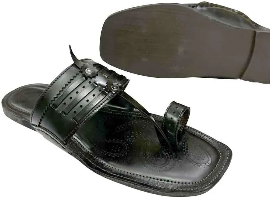 Men's Kolhapuri Chappals Ethnic Slippers For Men Traditional Kolhapuri Sandals Casual Flip Flops For Men
