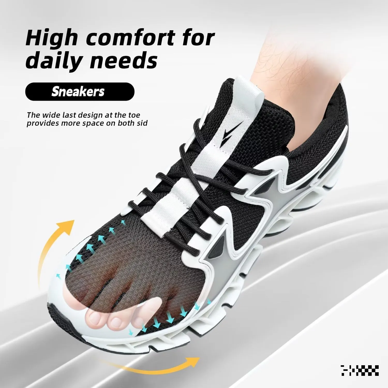 Mens Running Shoes Blade Fashion Sneakers Casual Slip on Tennis Walking Athletic Sport Trainers Zapatillas para Hombre