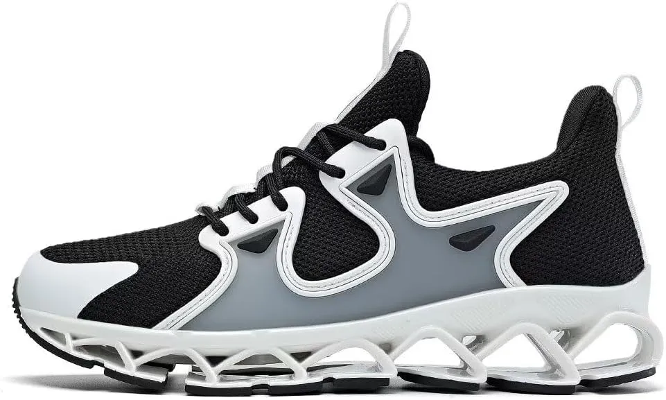 Mens Running Shoes Blade Fashion Sneakers Casual Slip on Tennis Walking Athletic Sport Trainers Zapatillas para Hombre
