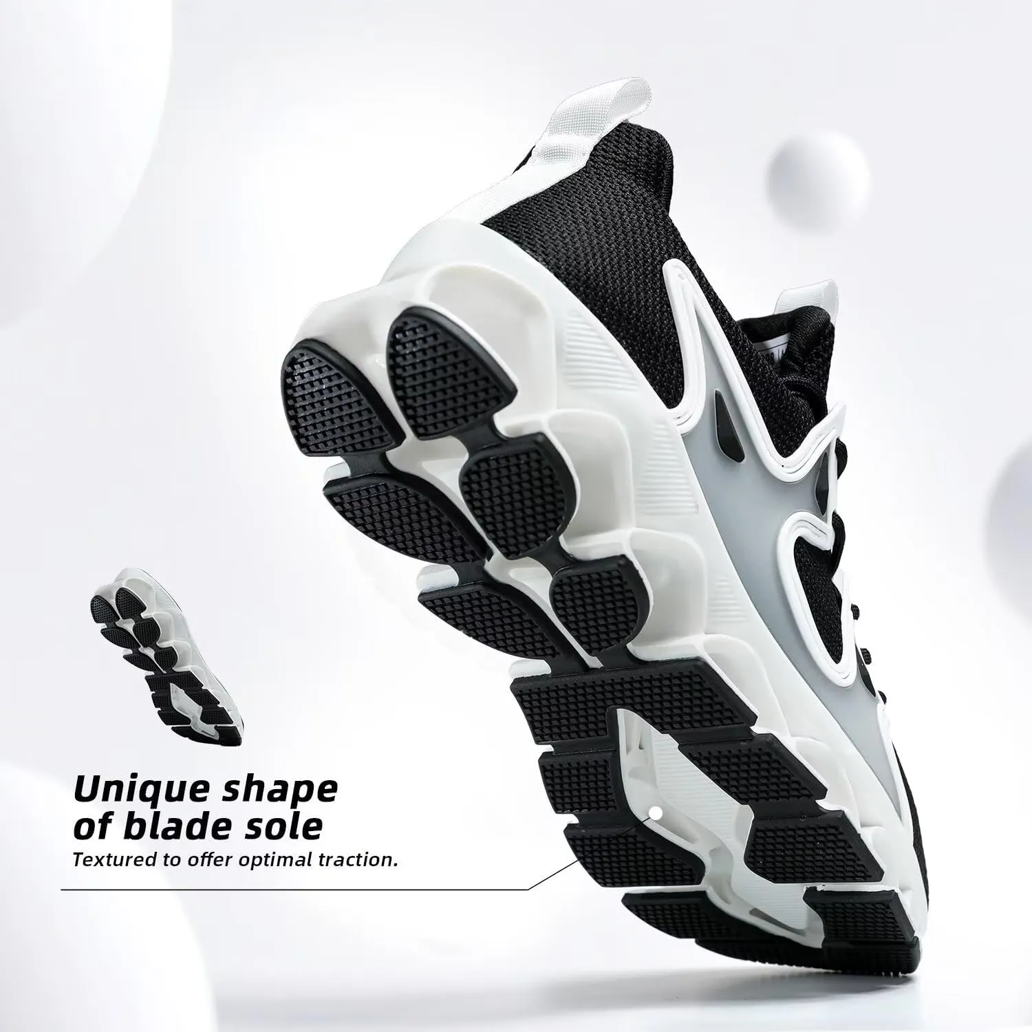 Mens Running Shoes Blade Fashion Sneakers Casual Slip on Tennis Walking Athletic Sport Trainers Zapatillas para Hombre