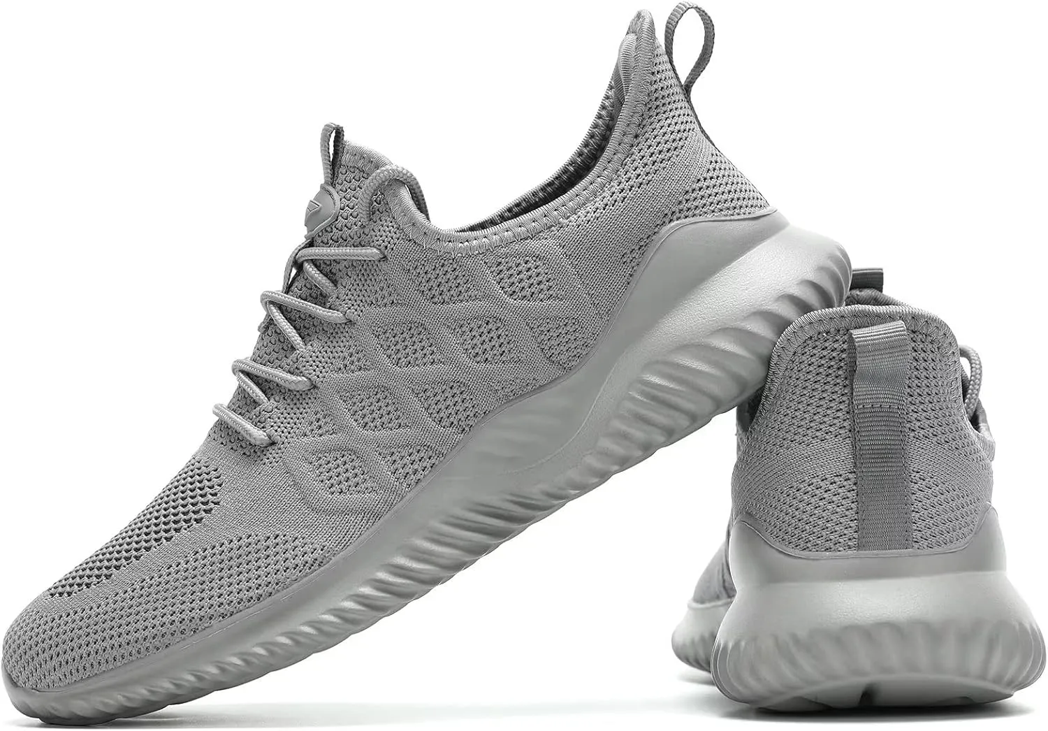 Mens Running Shoes Slip on Tennis Walking Sneakers Casual Mesh Breathable Lightweight Work Sport Shoes