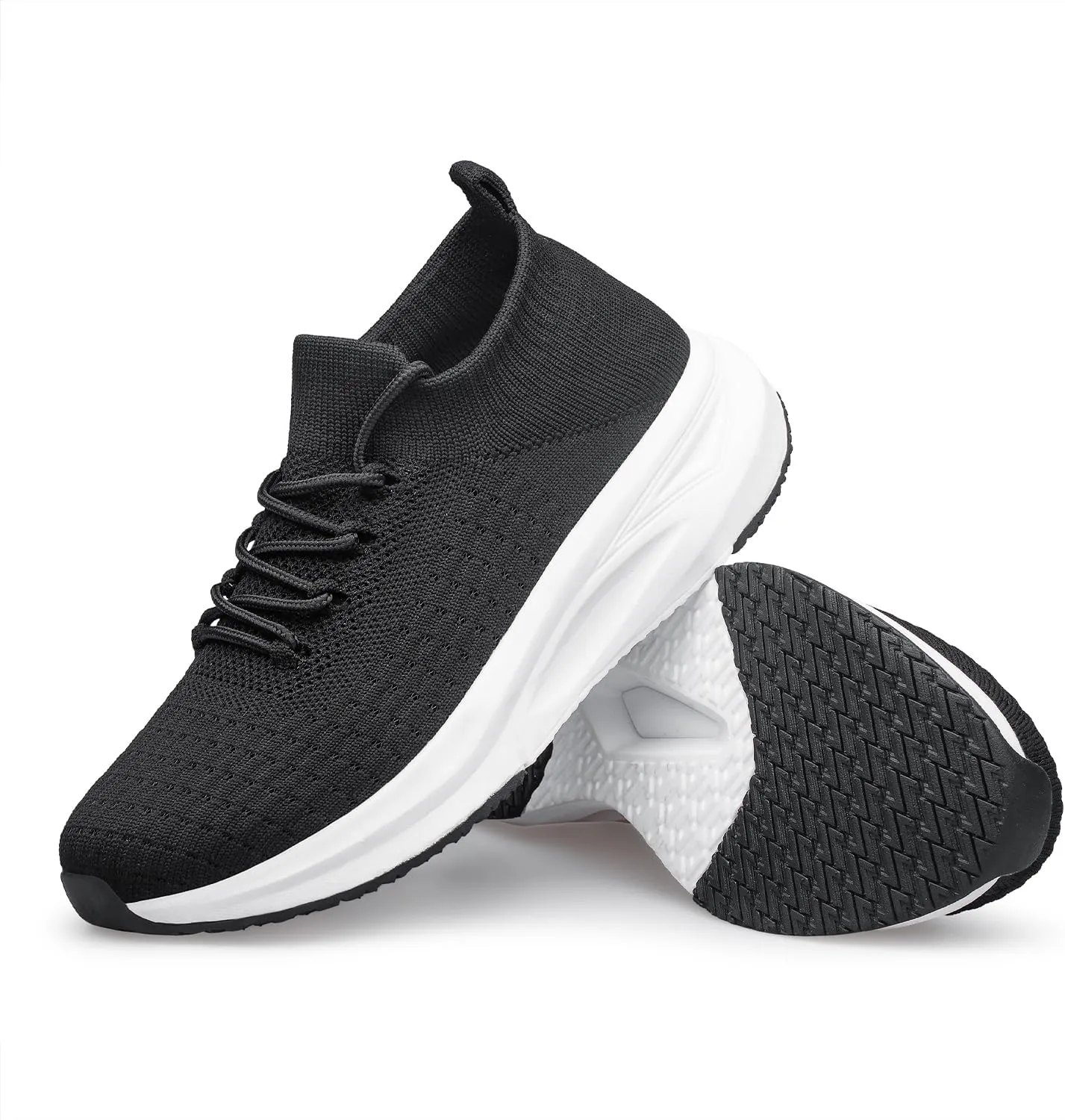 Mens Slip on Walking Shoes Comfort Sock Shoes Non Slip Mesh Casual Running Sneakers