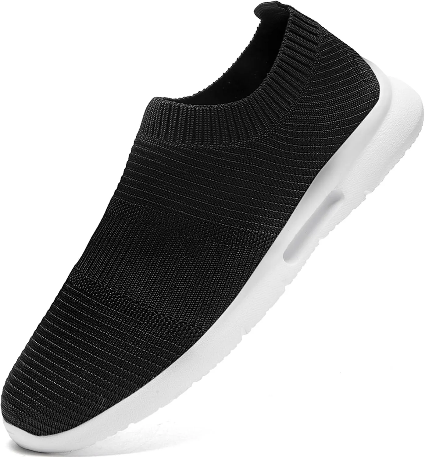 Mens Slip On Walking Shoes Mens Running Shoes Mesh Breathable Tennis Sneakers
