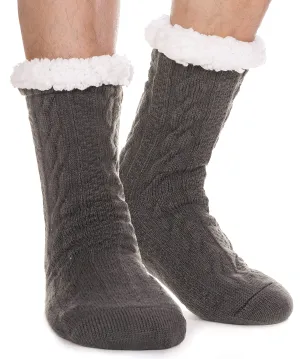 Mens Slipper Fuzzy Socks