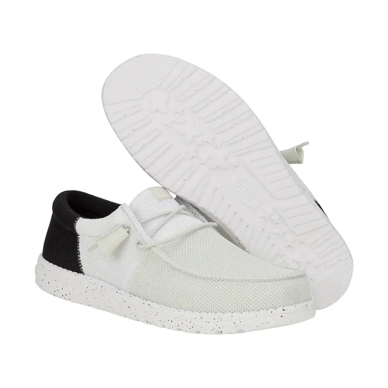 Men's Wally Tri Varsity Mesh White/Black