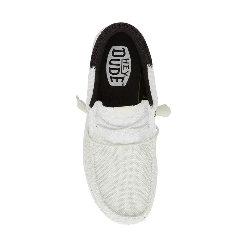 Men's Wally Tri Varsity Mesh White/Black