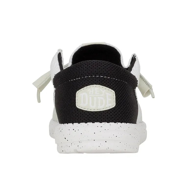Men's Wally Tri Varsity Mesh White/Black