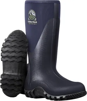 Men's Waterproof Rubber Muck Rain and Work Boot – Durable 6mm Neoprene Insulated, Ideal for Fishing Hunting & Farming