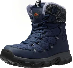 Men's Winter Snow Boots Water Resistant Non Slip Warm Outdoor Lightweight Comfortable Durable 7.1 IN Height Hiking Shoes