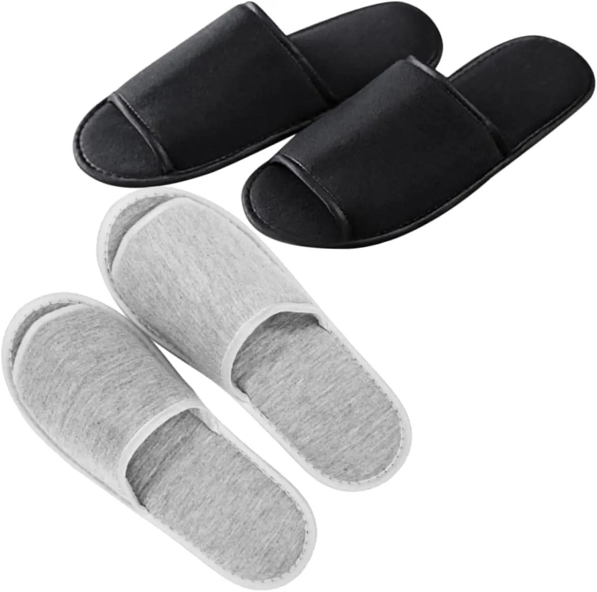 Mikinona Lightweight Travel Slippers Disposable for Guests Spa Salon Slippers Women Men Hotel Use