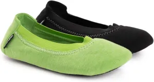 MUK LUKS Women's 2 Pack Travel Ballerina Set Slipper