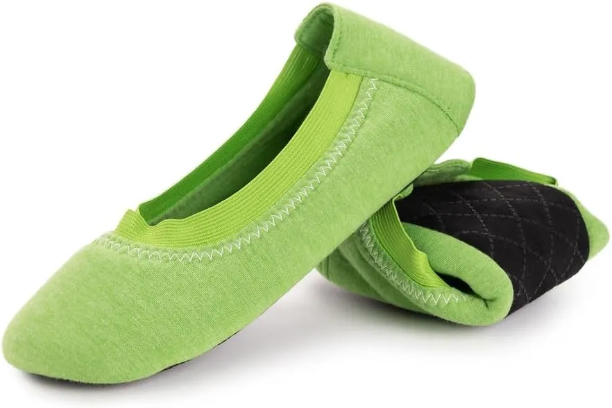 MUK LUKS Women's 2 Pack Travel Ballerina Set Slipper