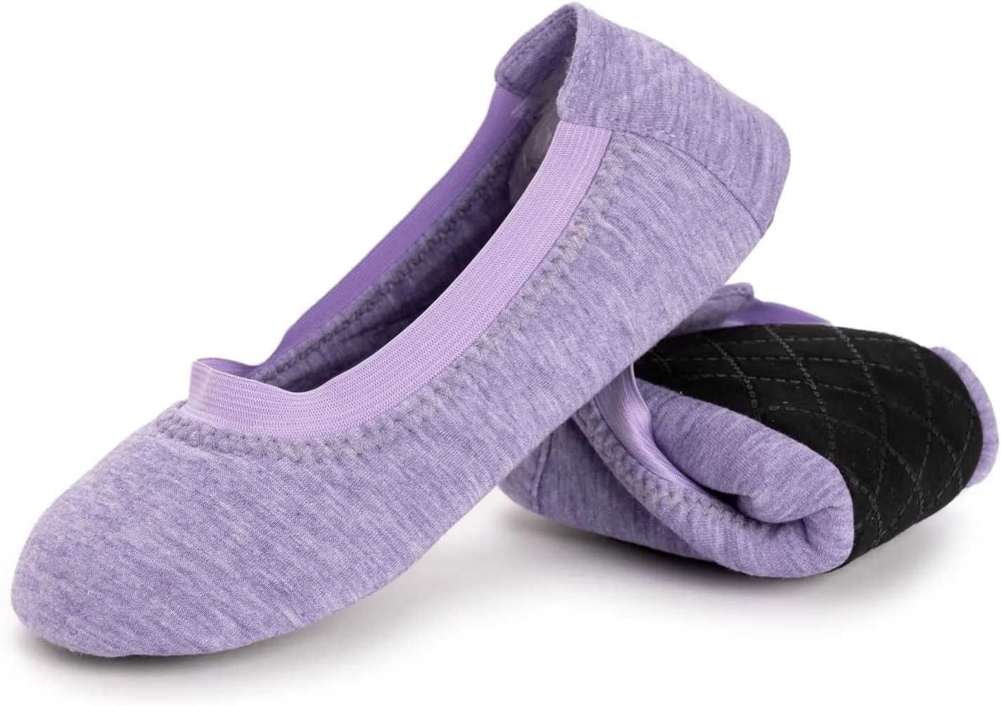 MUK LUKS Women's 2 Pack Travel Ballerina Set Slipper