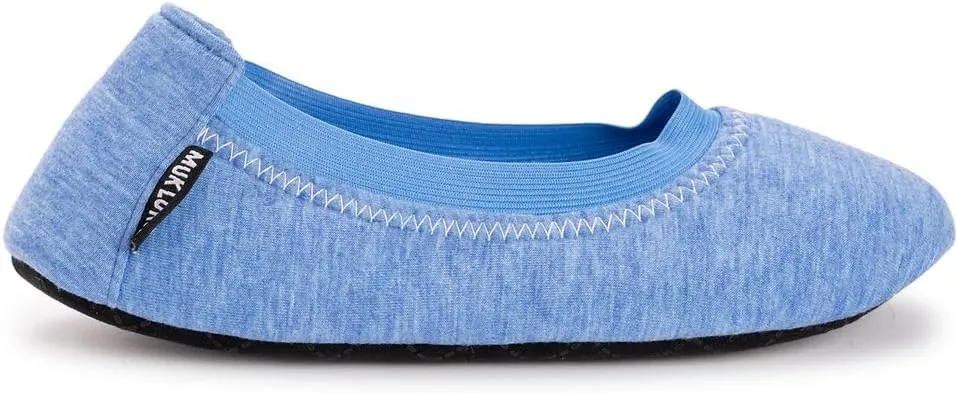 MUK LUKS Women's 2 Pack Travel Ballerina Set Slipper