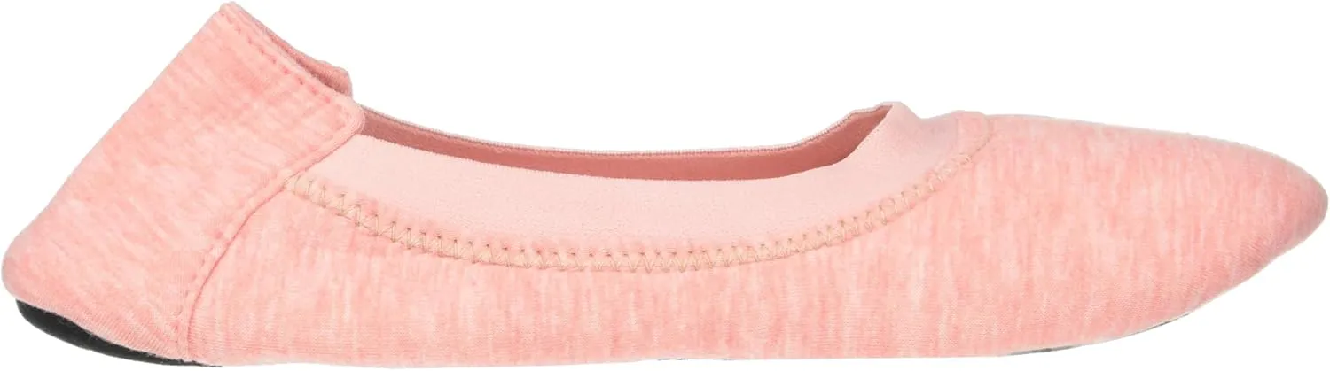 MUK LUKS Women's 2 Pack Travel Ballerina Set Slipper