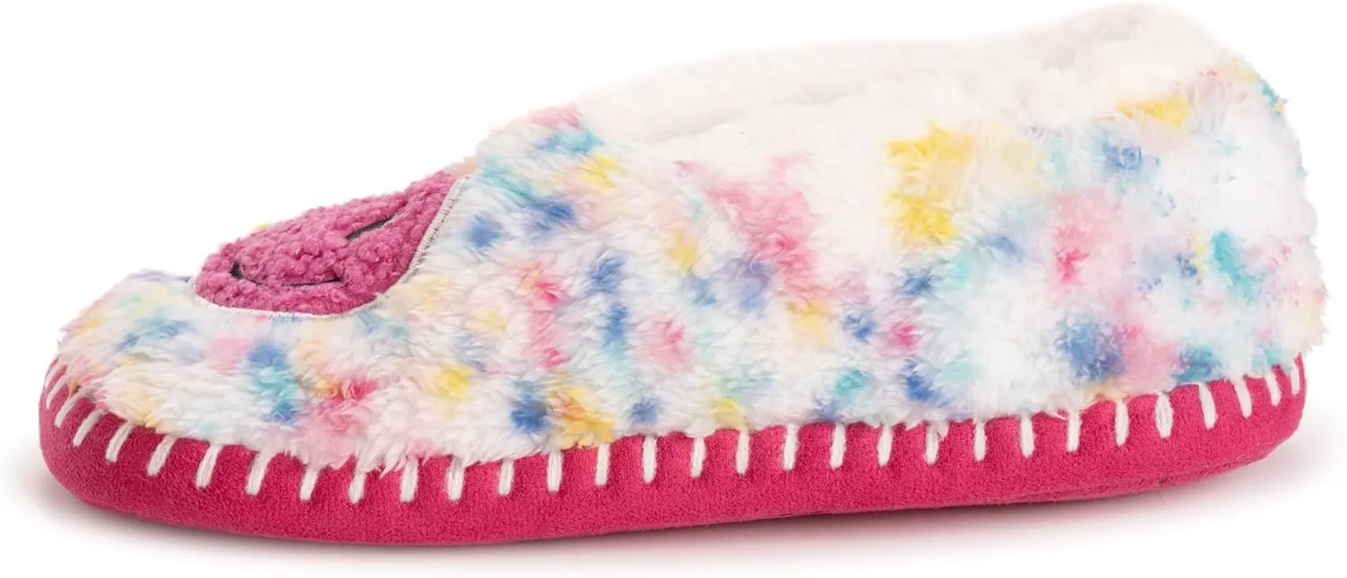 MUK LUKS Women's Sherpa Ballerina Slipper with Applique