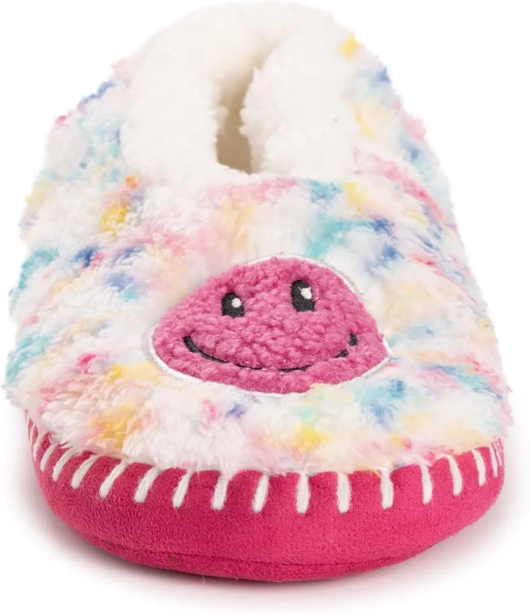 MUK LUKS Women's Sherpa Ballerina Slipper with Applique