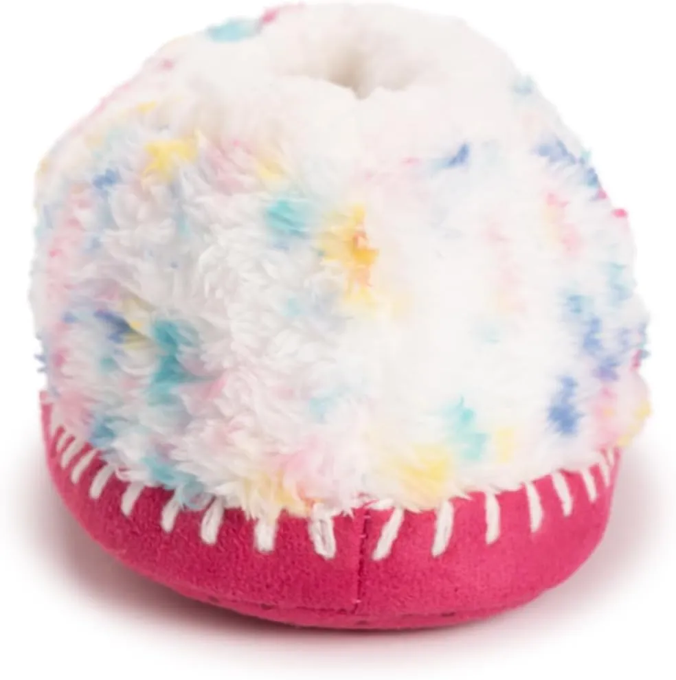 MUK LUKS Women's Sherpa Ballerina Slipper with Applique