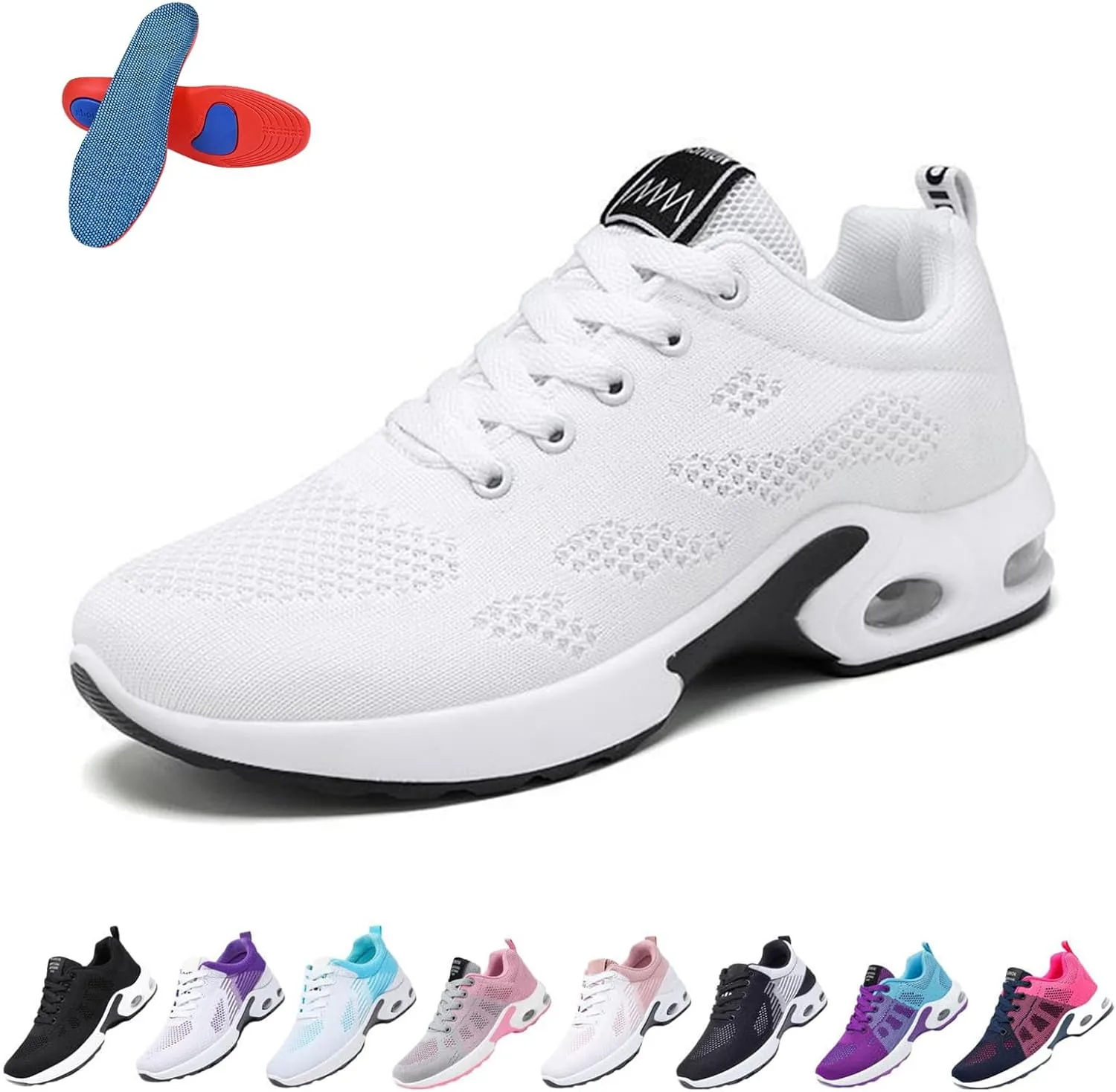 Musabela Orthopedic Shoes for Women - Arch Support, Ortho Pro Comfortwear Shoes, Slip-On Air Cushion Running Sneakers