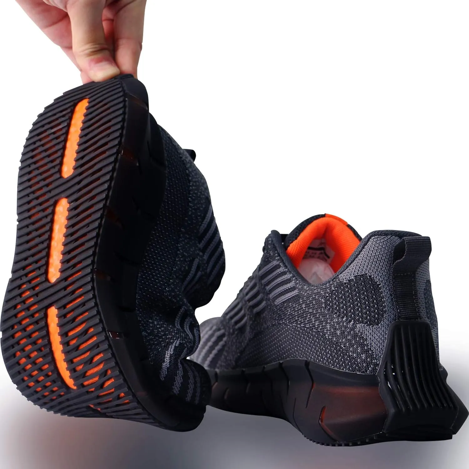 NOOKNAK Men’s Running Shoes Lightweight Walking Shoes Breathable Comfortable Fashion Sneakers with Soft Sole