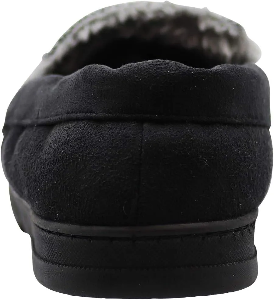 NORTY Moccasin Slippers for Men - Indoor and Outdoor Slip-On Shoes - Perfect for Lounging and Walking Around the House