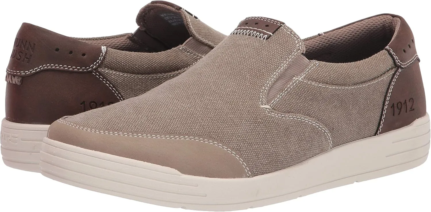 Nunn Bush Men's Kore City Walk Canvas Moc Toe Slip-on Sneaker