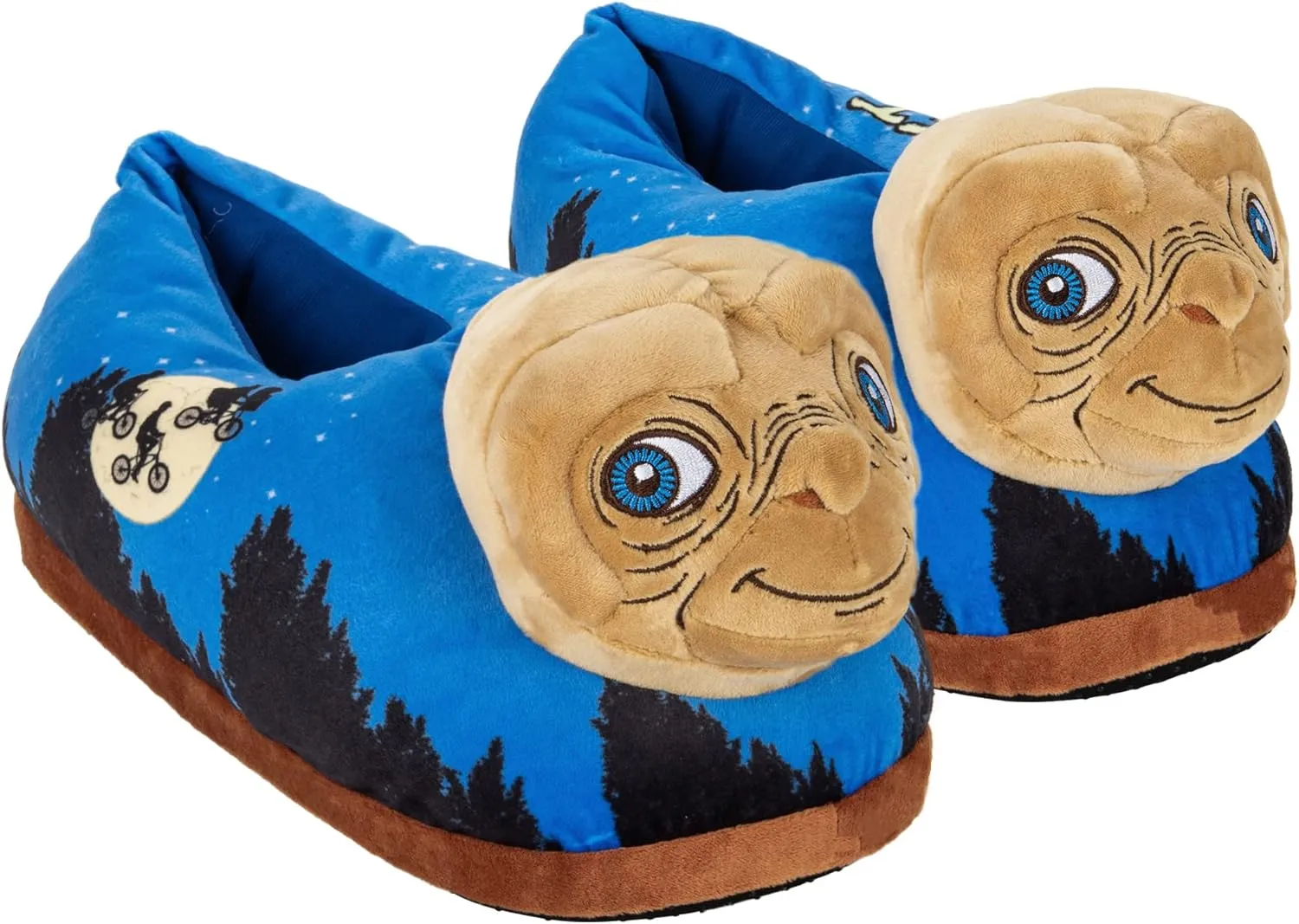 Odd Sox, E.T, Fun Plush Indoor Novelty Slipper, Big Cozy, Large